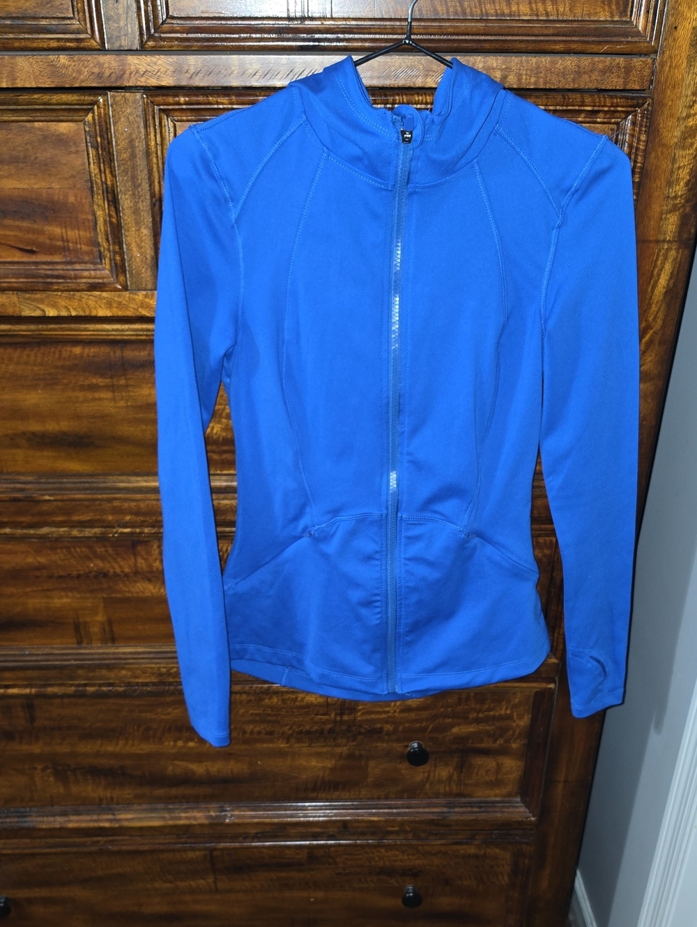 SPYDER Womens Active Hooded Jacket. Womens Sz XS, Has Stretch! BLUE